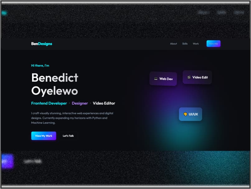 Benedict Portfolio